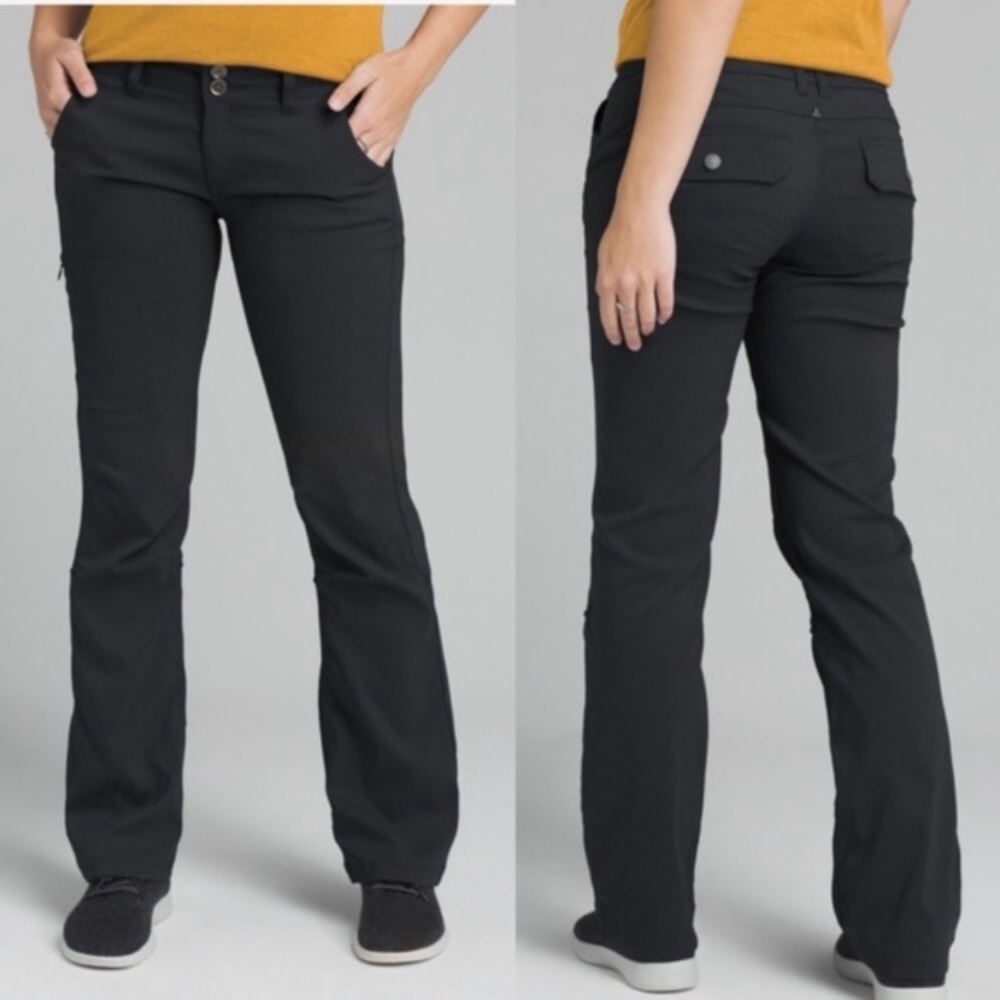 PrAna Halle Roll up Hiking Pant Black Size 6 Short
